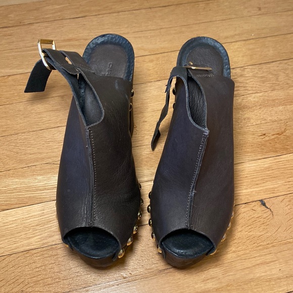 Charles David Brown Studded Booties, 6.5, new with tags - Picture 6 of 6